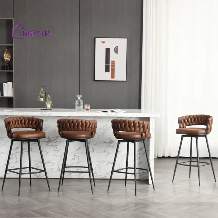 Aarav Brown Presley Bar Stool