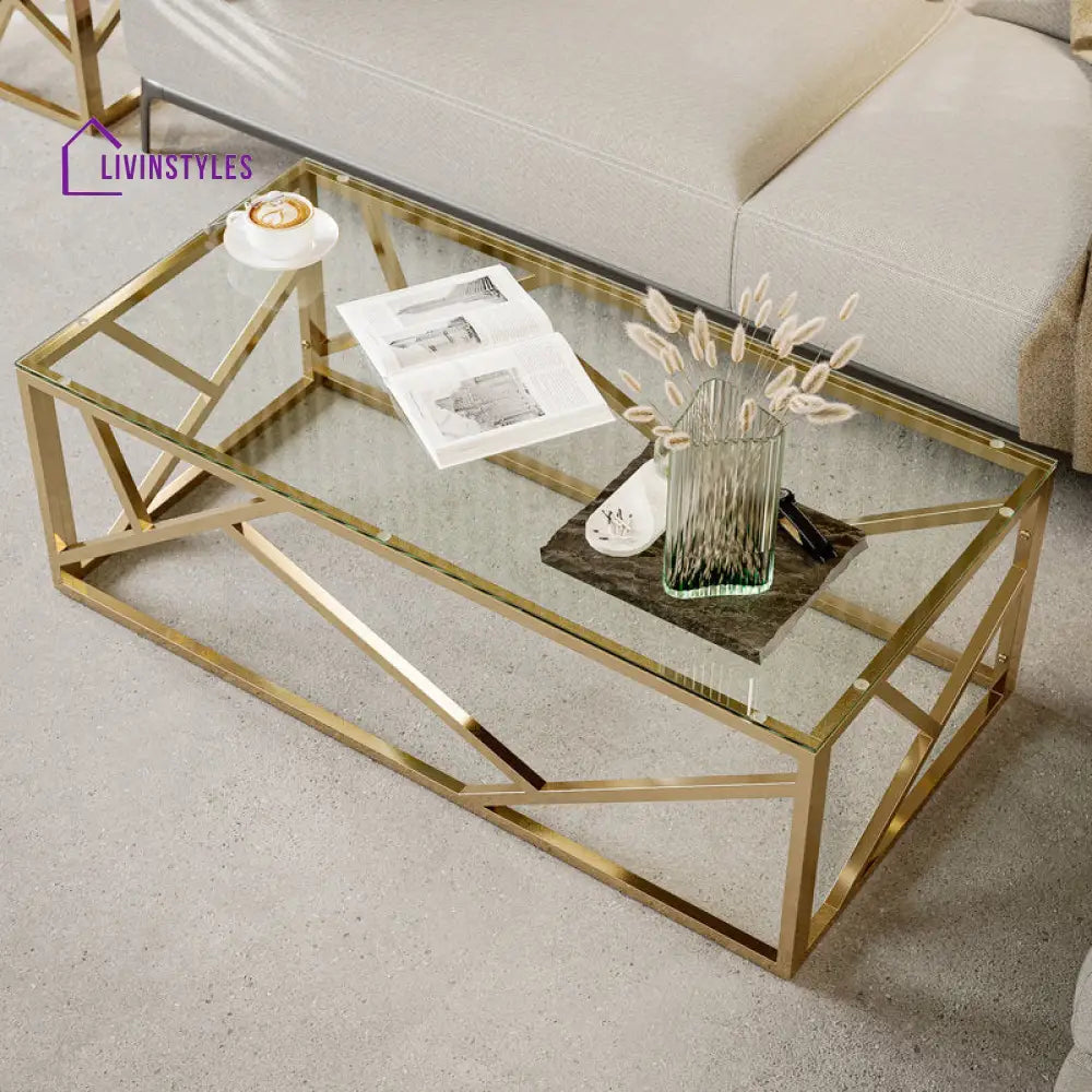 Aarav Metal Coffee Table For Living Room