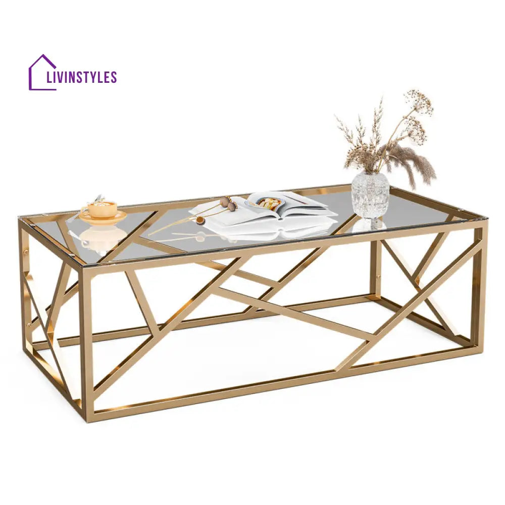 Aarav Metal Coffee Table For Living Room