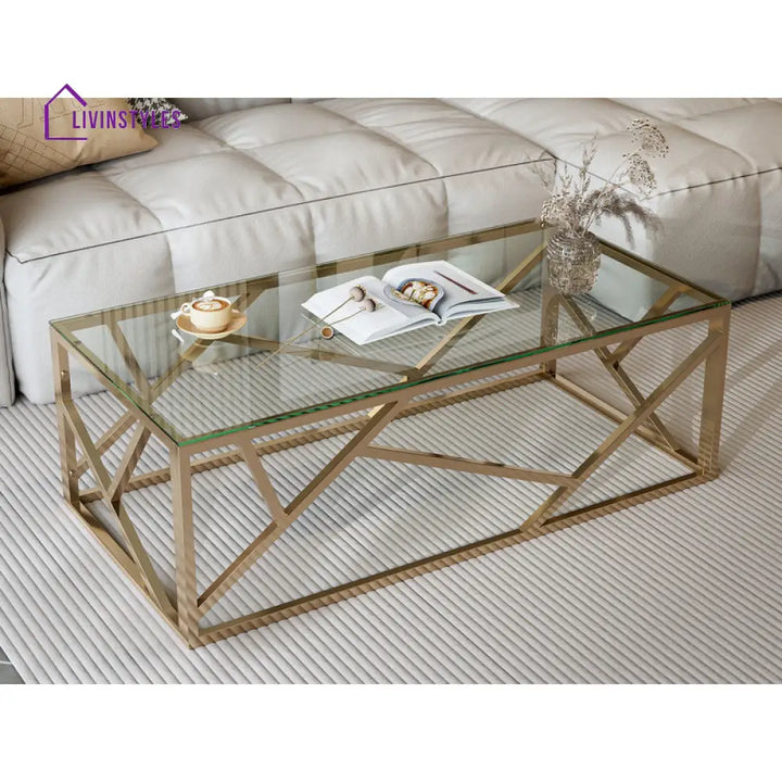 Aarav Metal Coffee Table For Living Room