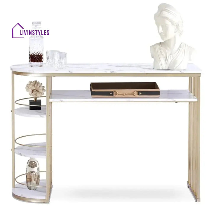 Aarav Metal Console Table