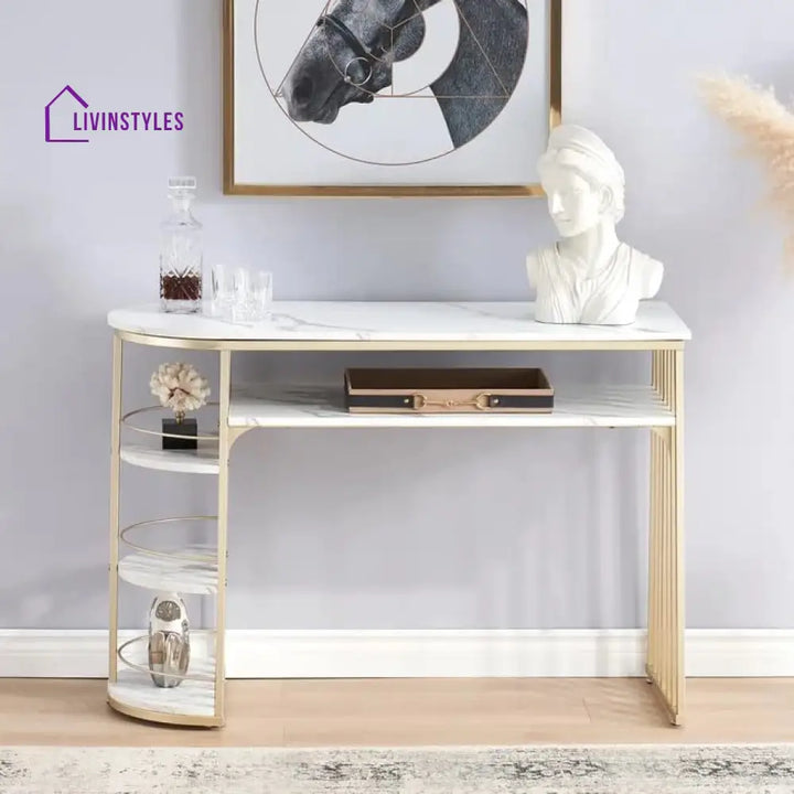 Aarav Metal Console Table