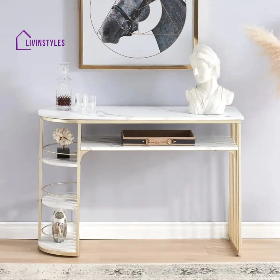 Aarav Metal Console Table