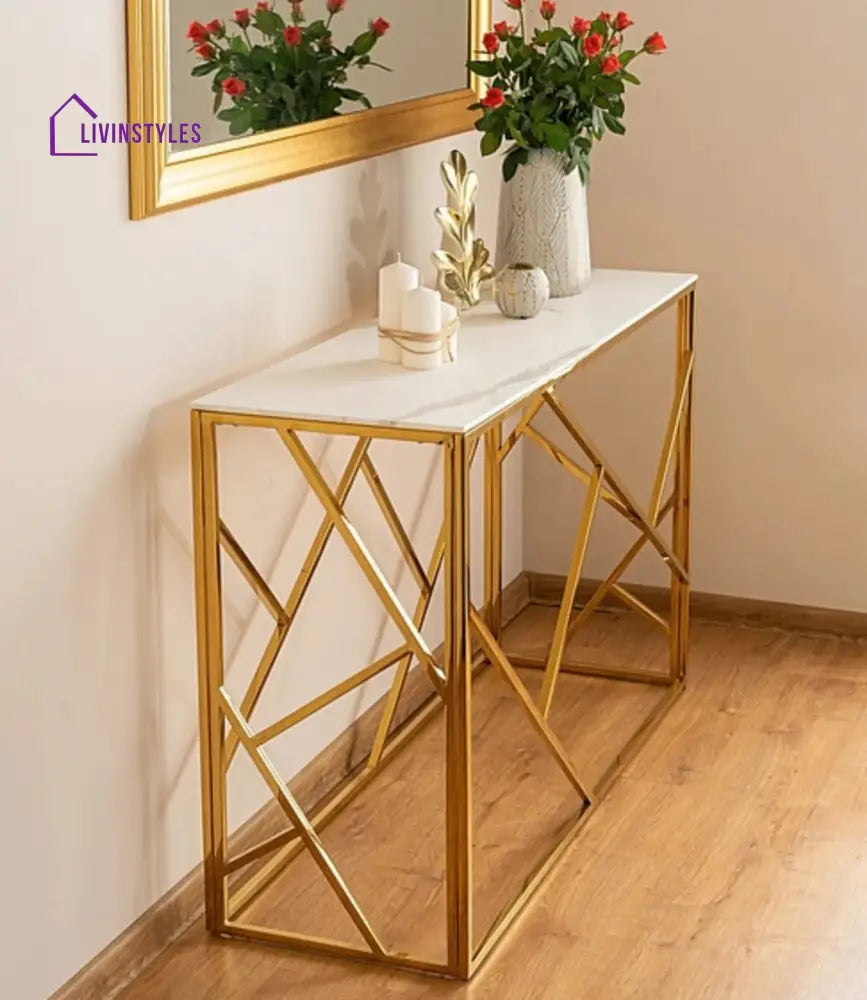 Aarohi Metal Console Table