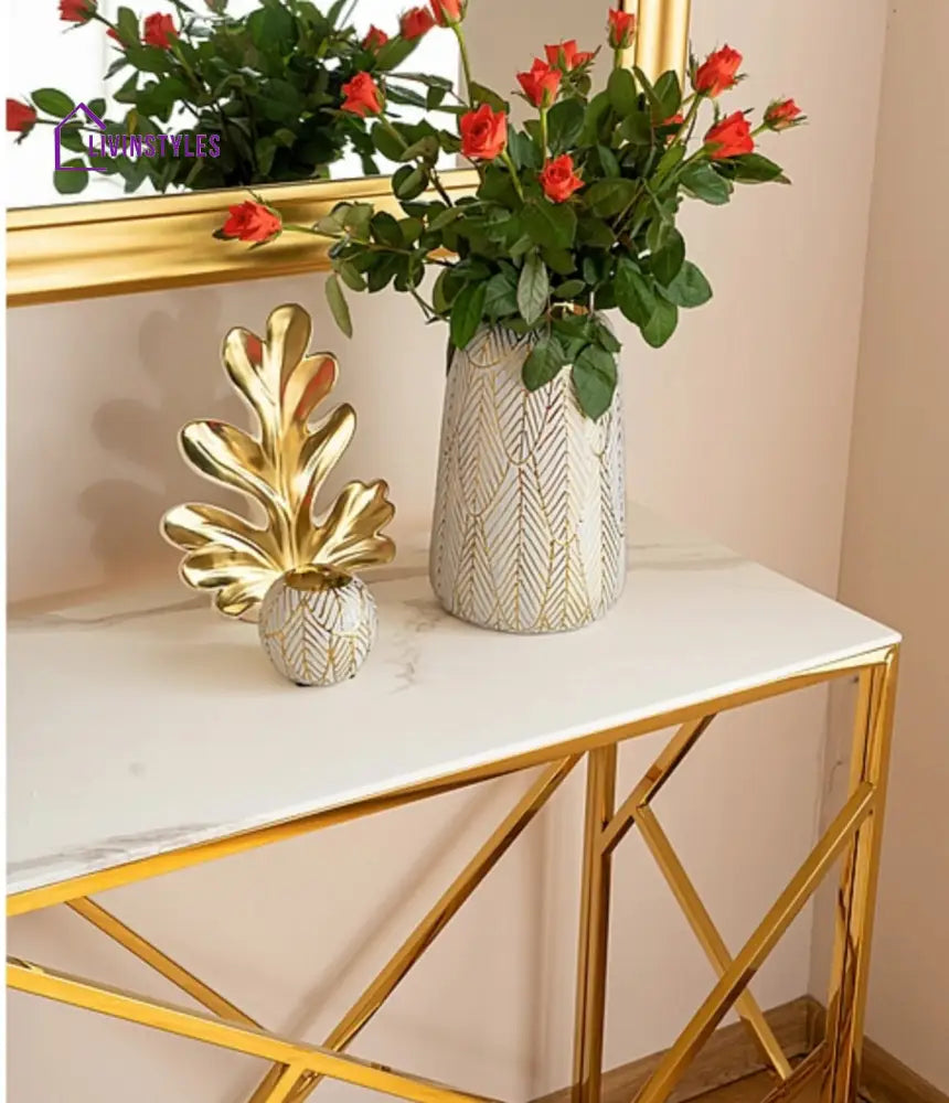 Aarohi Metal Console Table