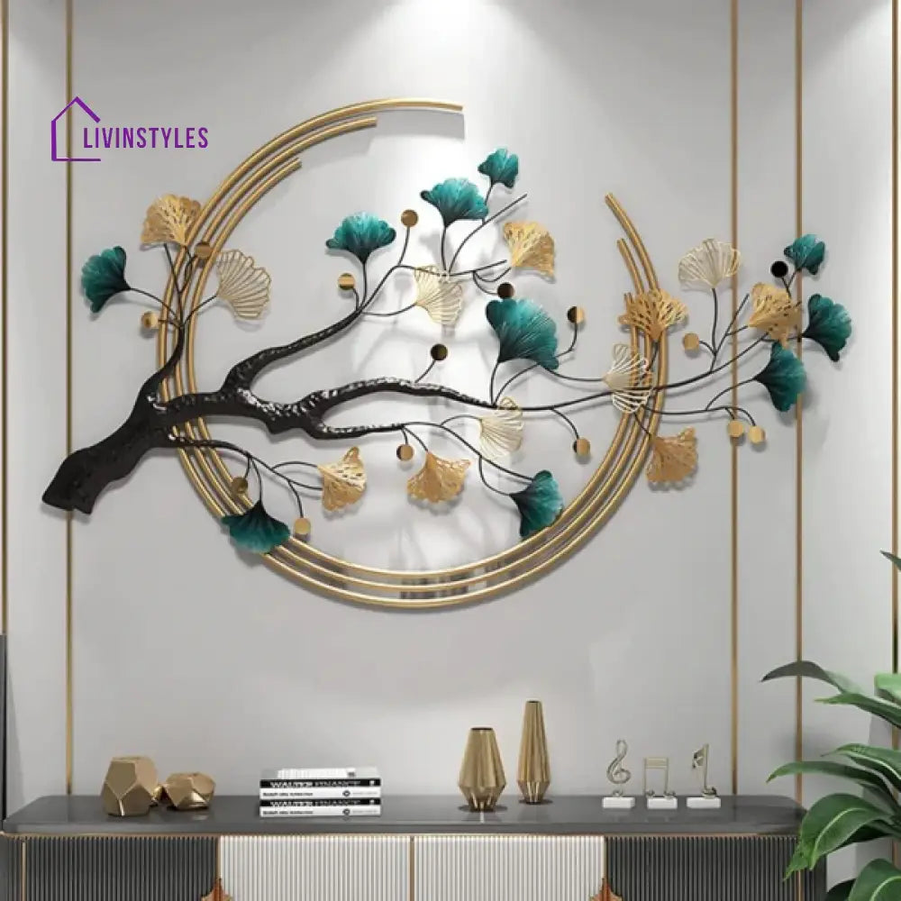 Abhijit Half Moon Tree Metal Wall Art