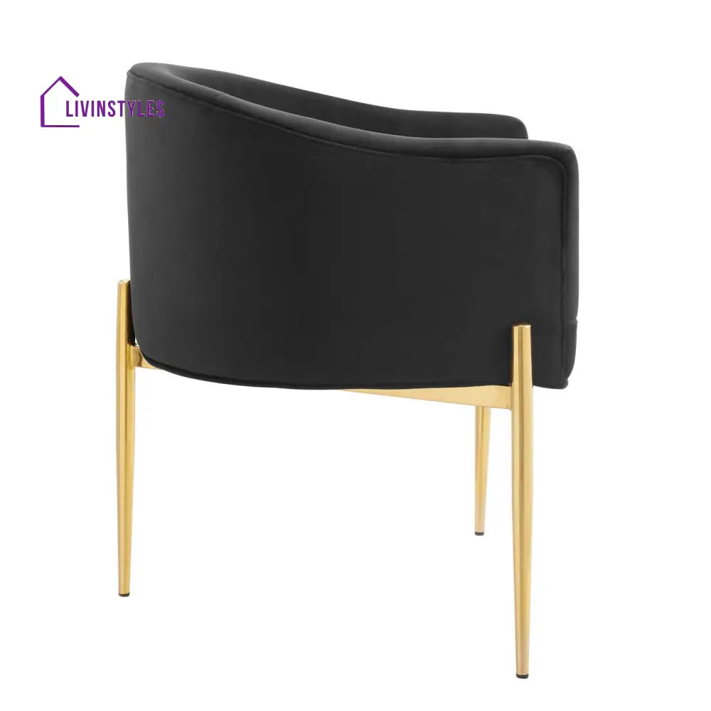 Abhinav Living Room Chair- Black