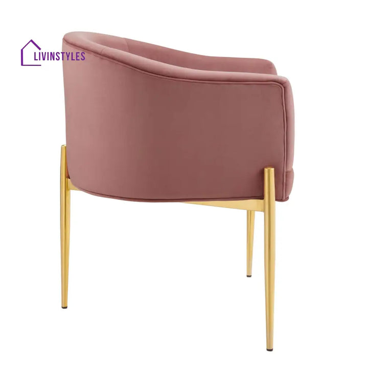 Abhinav Living Room Chair - Pink