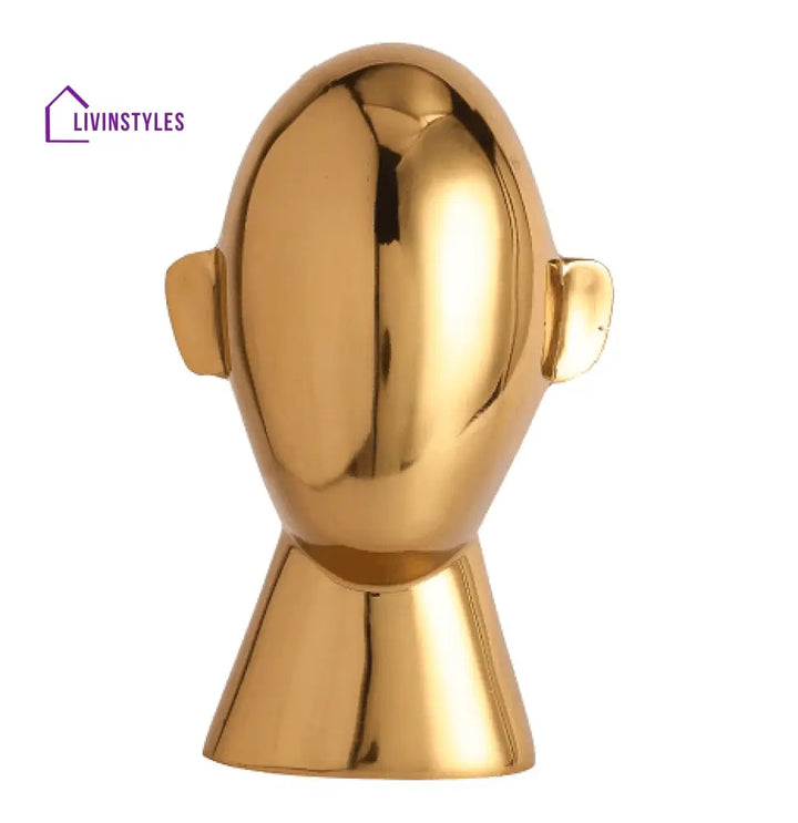 Abstract Head Decorative Gold