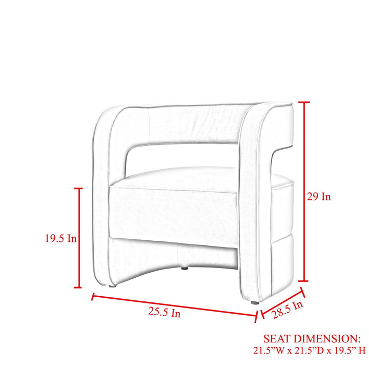 Agniya Accent Chair - Single Chair