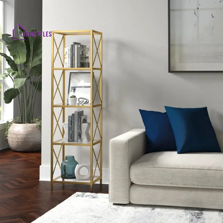 Aditi Stainless Steel Bookshelves