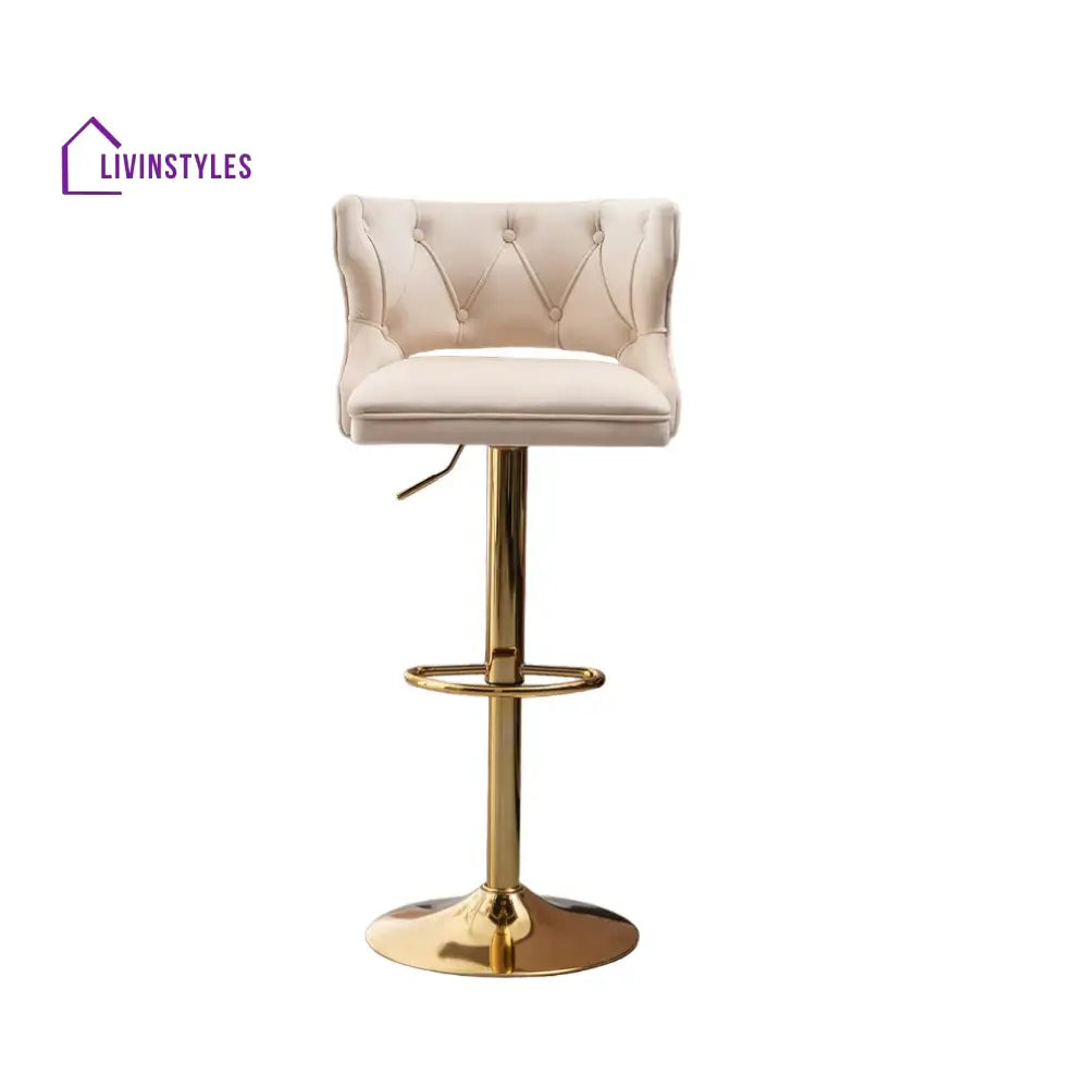 Aditya Beige Verona Bar Stool