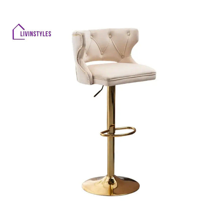 Aditya Beige Verona Bar Stool