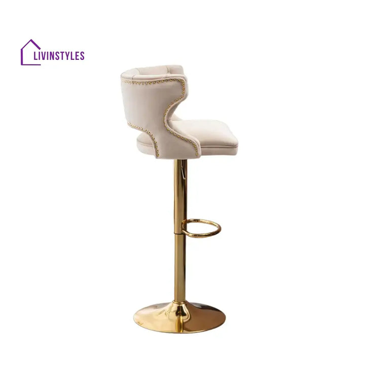 Aditya Beige Verona Bar Stool