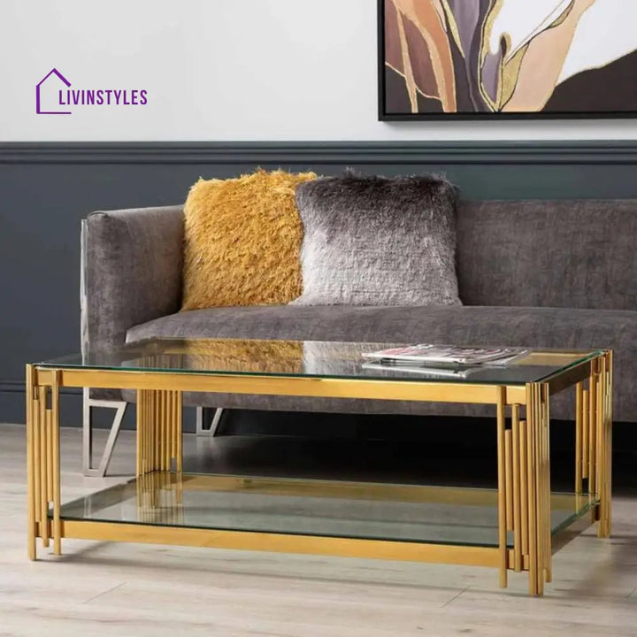 Advik Metal Coffee Table For Living Room