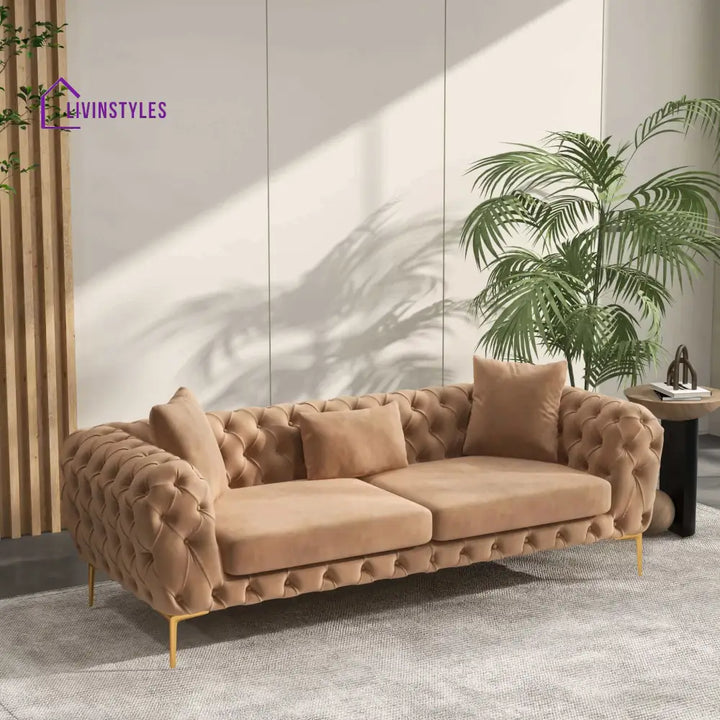 Aisha Three Seater Sofa For Living Room