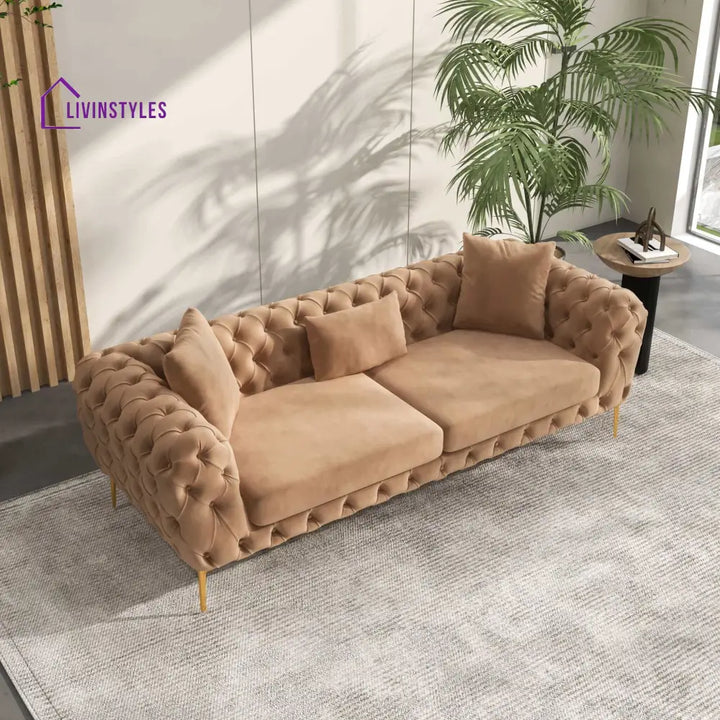 Aisha Three Seater Sofa For Living Room