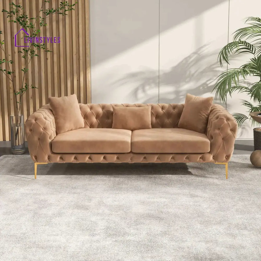 Aisha Three Seater Sofa For Living Room