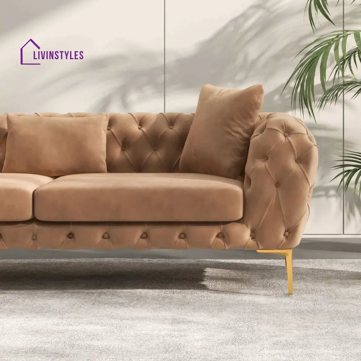 Aisha Three Seater Sofa For Living Room