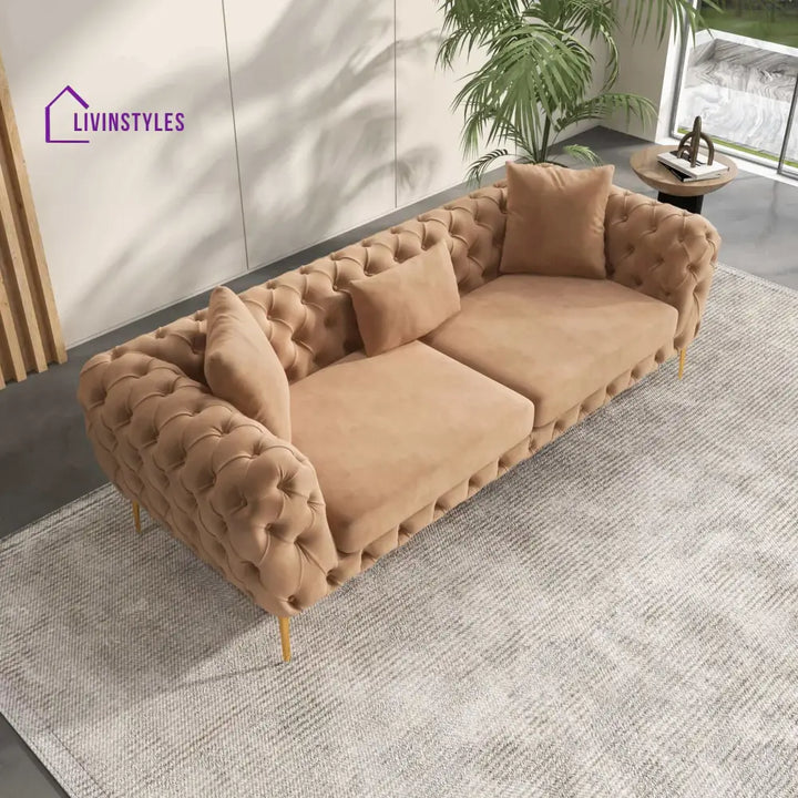 Aisha Three Seater Sofa For Living Room