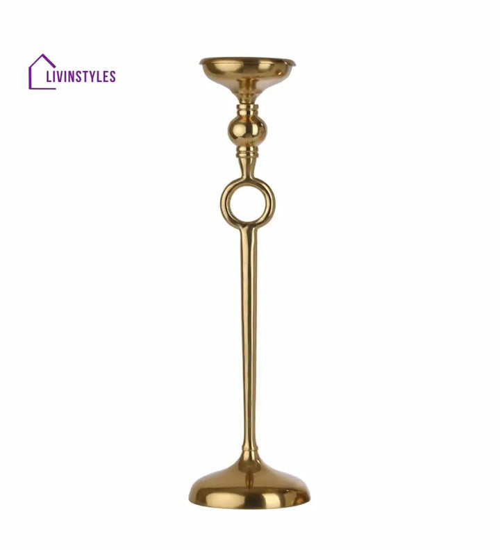 Ajna Gold Large Pillar Holder