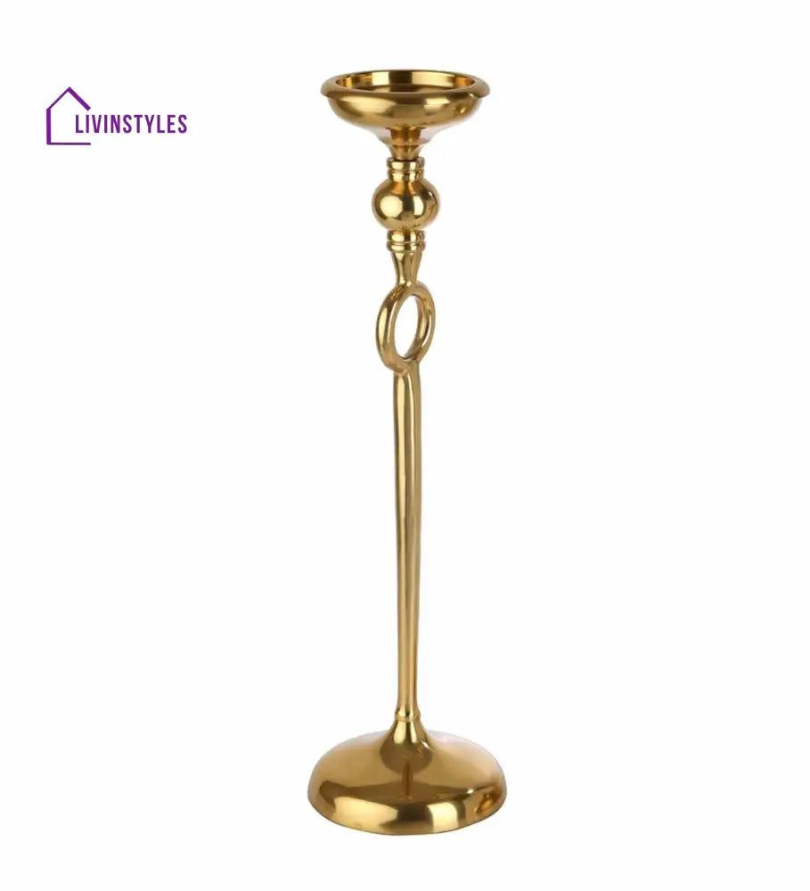 Ajna Gold Large Pillar Holder