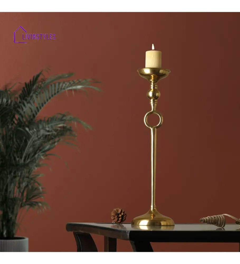 Ajna Gold Large Pillar Holder