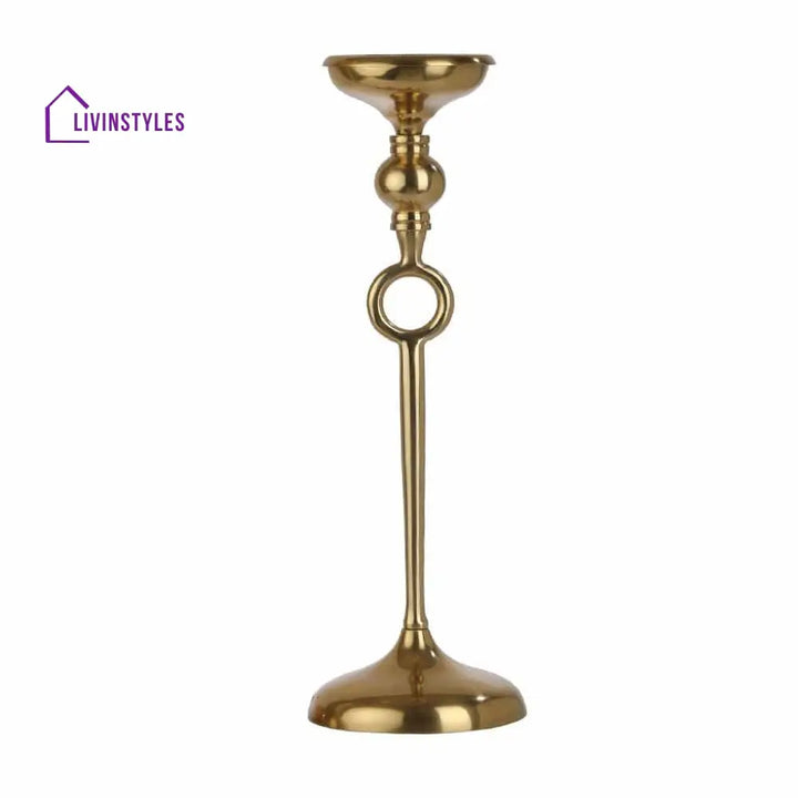 Ajna Small Gold Pillar Holder