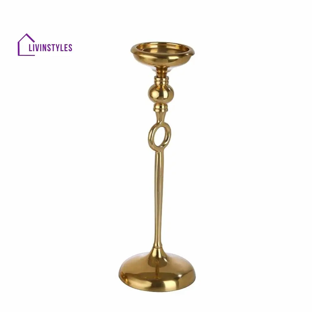 Ajna Small Gold Pillar Holder