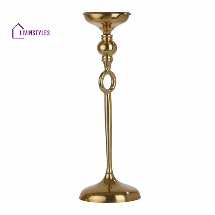 Ajna Small Gold Pillar Holder