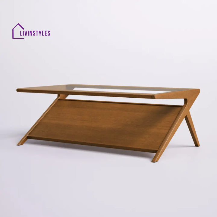 Akash Solid Wood Coffee Table For Living Room