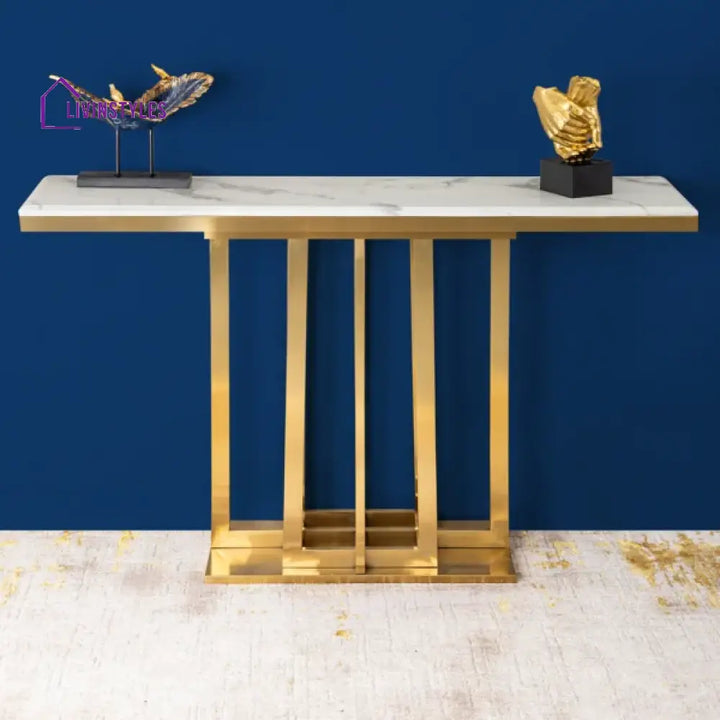 Akshara Metal Console Table