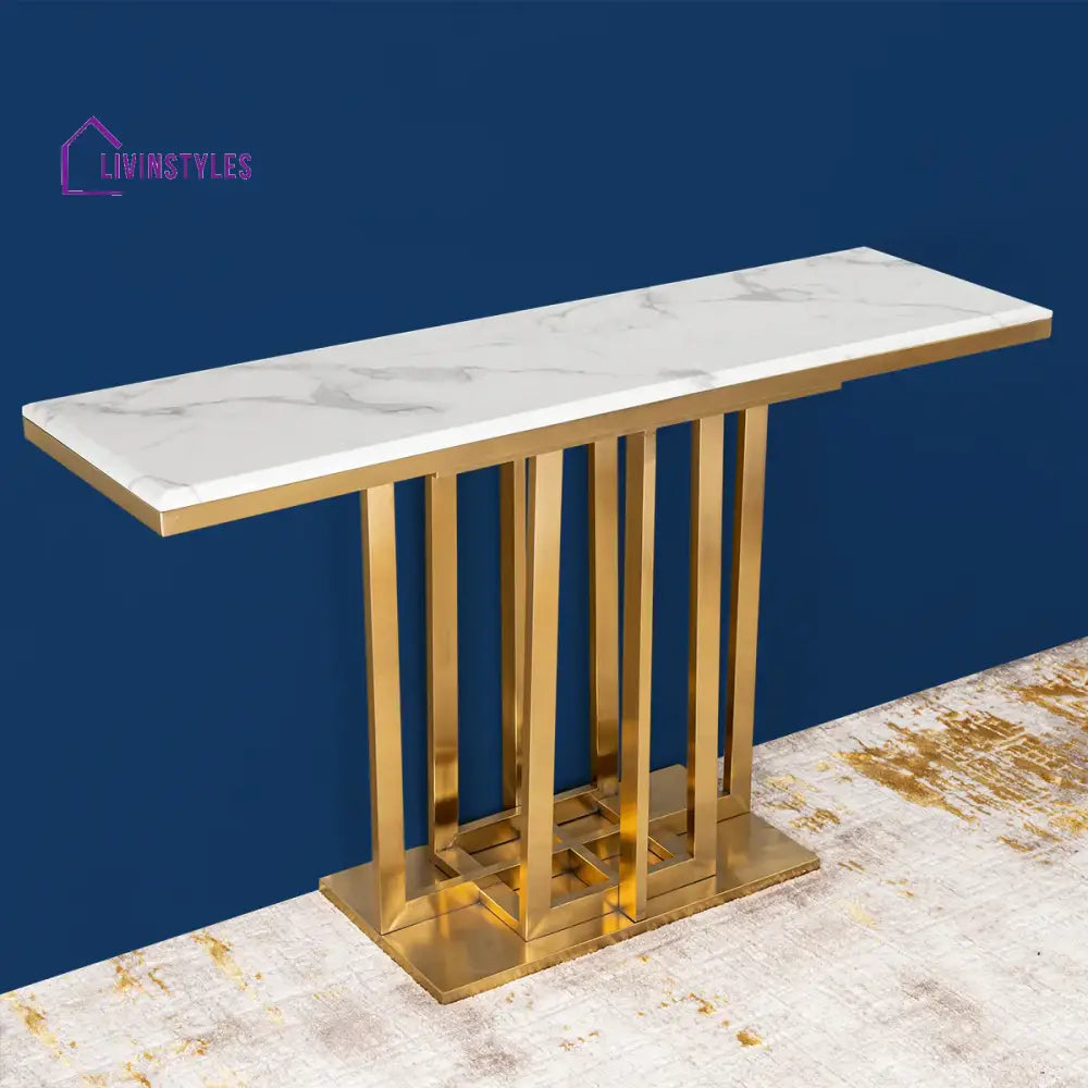 Akshara Metal Console Table