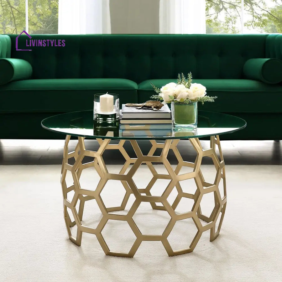 Coffee Table - Mattea Round Top Coffee Table