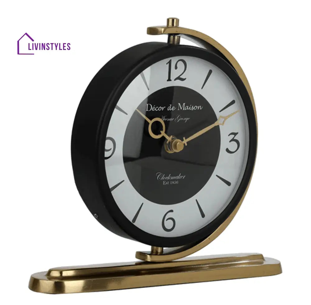 Aleksi Table Clock Gold