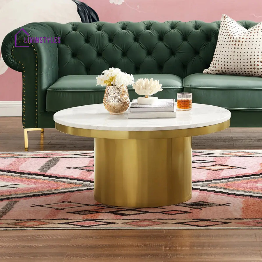 Alexander Pedestal Coffee Table