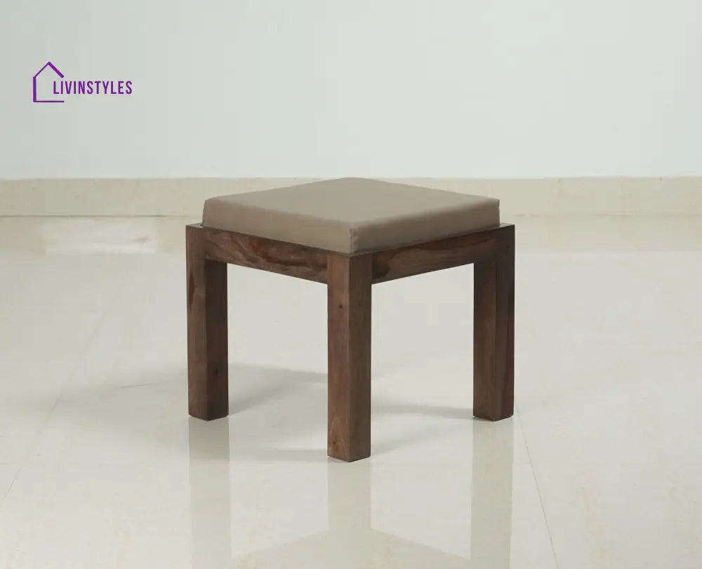 Alina Sheesham Wood Coffee Table Set With Four Stools