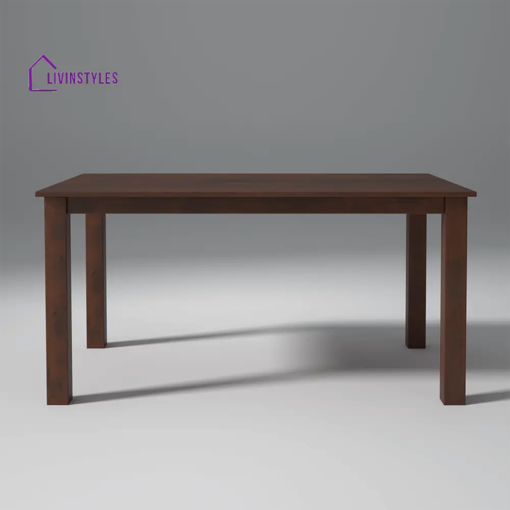 Alla Mango Wood 6 Seater Dining Set In Walnut