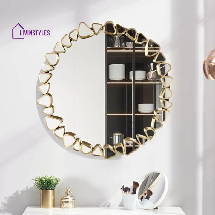 Allison Metal Wall Mirror