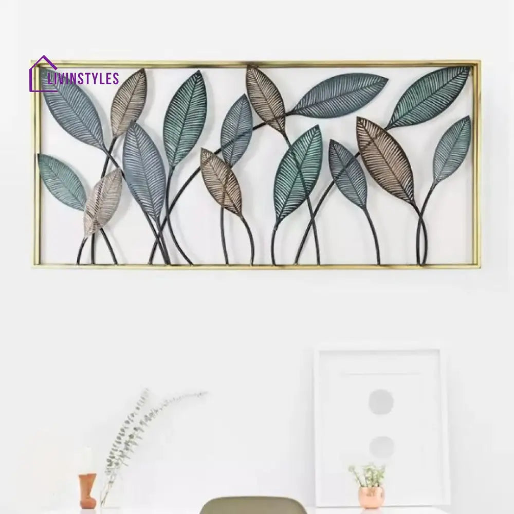 Allure Leaf Metal Wall Art