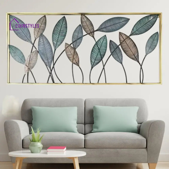 Allure Leaf Metal Wall Art