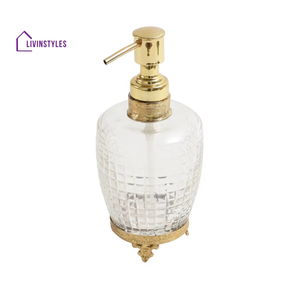 Alteza Crystal Cut Dispenser In Gold