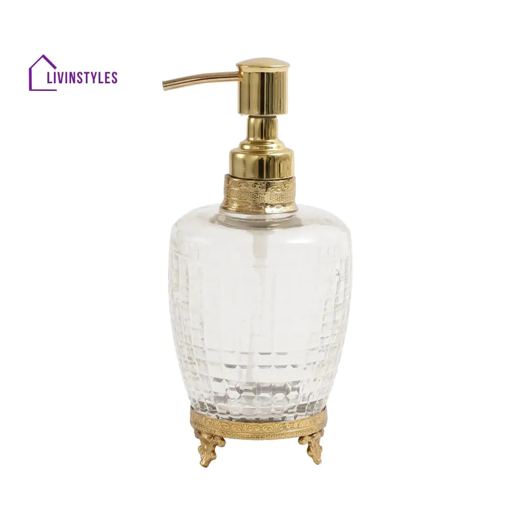 Alteza Crystal Cut Dispenser In Gold