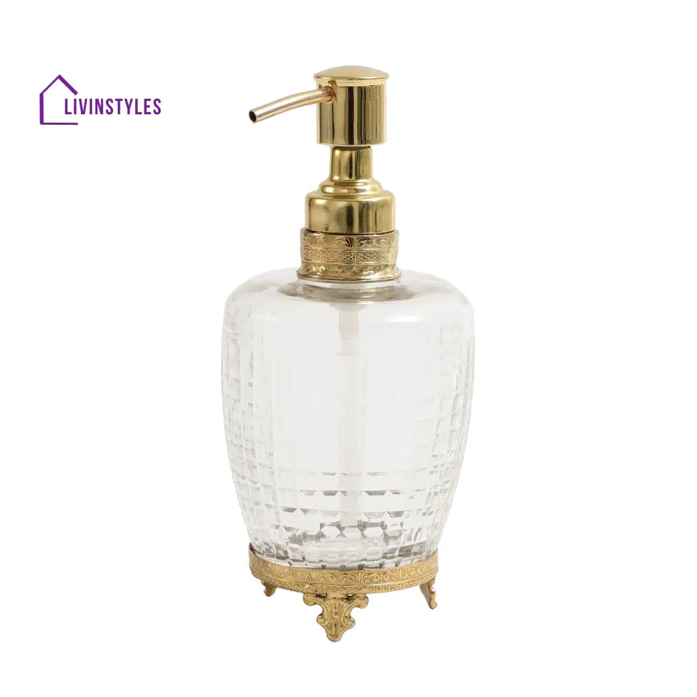 Alteza Crystal Cut Dispenser In Gold