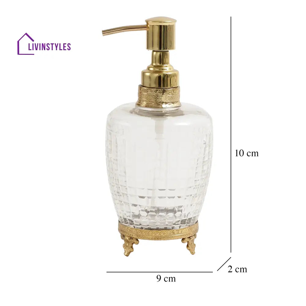 Alteza Crystal Cut Dispenser In Gold