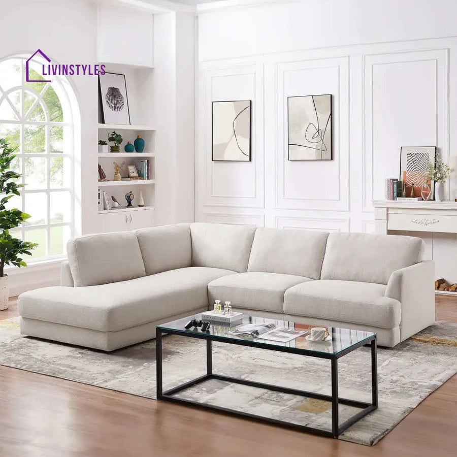 Amita L Shaped Sofa For Living Room