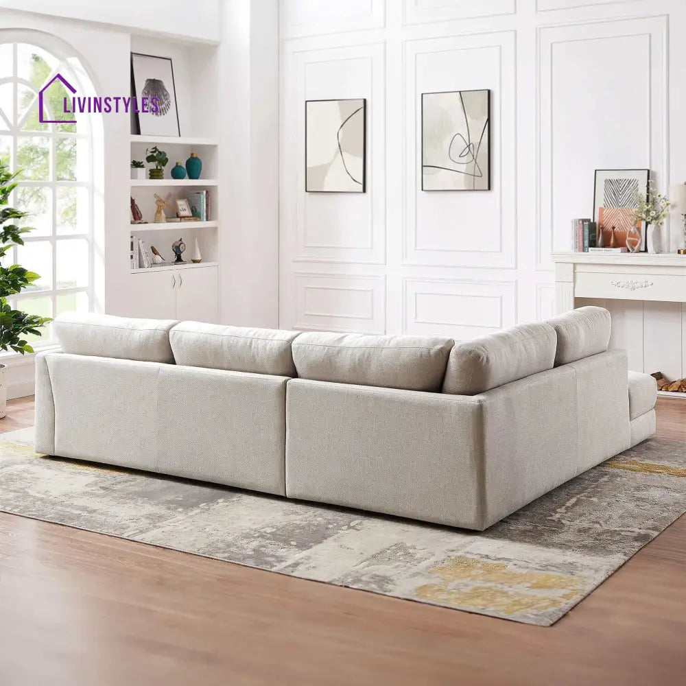 Amita L Shaped Sofa For Living Room