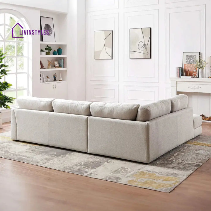 Amita L Shaped Sofa For Living Room