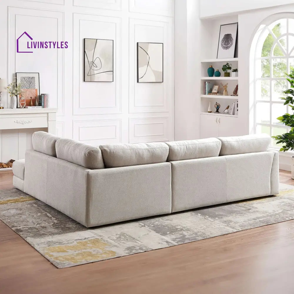 Amita L Shaped Sofa For Living Room