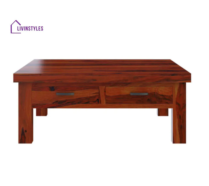 Amrita Sheesham Solid Wood Square Coffee Table